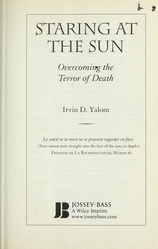 Cover of Staring at the Sun